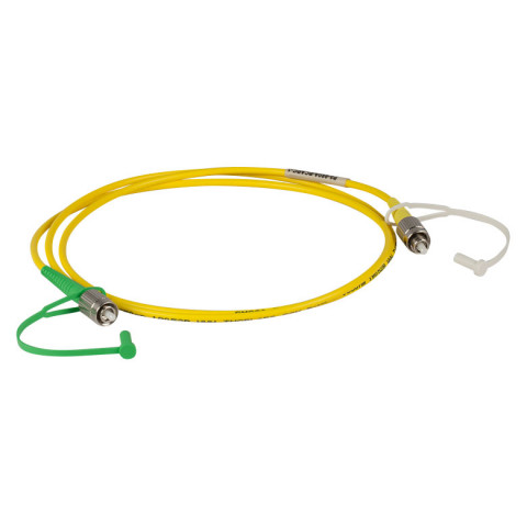 P5-980A-PCAPC-1 - Соединительный оптоволоконный кабель, одномодовое оптоволокно, 1 м, диапазон рабочих длин волн: 980 - 1550 нм, FC/PC и FC/APC разъем, Thorlabs