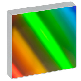GR50-0608 - Отражающая штриховая дифракционная решетка, 600 штр./мм, длина волны блеска: 750 нм, размер: 50 x 50 x 9.5 мм, Thorlabs