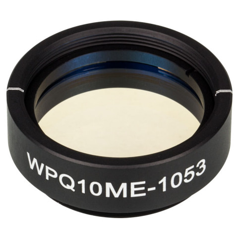 WPQ10ME-1053 - Четвертьволновая пластинка из ЖК полимера в оправе, Ø1", рабочая длина волны: 1053 нм, резьба: SM1, Thorlabs