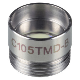 C105TMD-B - Асферическая линза в оправе, f = 5.5 мм, NA = 0.6, просветляющее покрытие: 600-1050 нм, Thorlabs
