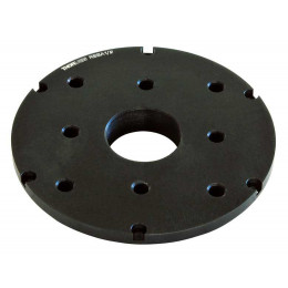 RBBA1/M - Центральная панель для круглых вращающихся плит, Ø91 мм, резьба: SM1, отверстия: M6, Thorlabs