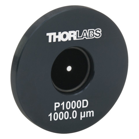 P1000D - Прецизионная точечная диафрагма в оправе Ø1", диаметр отверстия: 1000 ± 10 мкм, Thorlabs