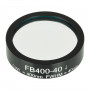 FB400-40 - Полосовой фильтр, Ø1", центральная длина волны 400 ± 8 нм, ширина полосы пропускания 40 ± 8 нм, Thorlabs