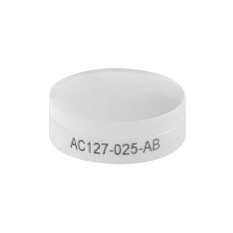 AC127-025-AB - Ахроматический дублет, фокусное расстояние: 25.0 мм, Ø1/2", просветляющее покрытие: 400 - 1100 нм, Thorlabs