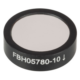 FBH05780-10 - Полосовой фильтр, Ø12.5 мм, центральная длина волны 780 нм, ширина полосы пропускания 10 нм, Thorlabs