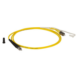 P2-SMF28-PCSMA-1 - Соединительный оптоволоконный кабель, одномодовое оптоволокно, 1 м, диапазон рабочих длин волн: 1260 - 1625 нм, FC/PC и SMA разъем, Thorlabs