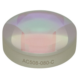 AC508-080-C - Ахроматический дублет, фокусное расстояние: 80.0 мм, Ø2", просветляющее покрытие: 1050 - 1700 нм, Thorlabs