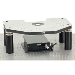 GH-FS - Платформа Gibraltar для микроскопов Zeiss Axioskop FS: система позиционирования с ручным управлением, верхняя плита стальная, без плиты-основания, Thorlabs