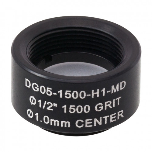 DG05-1500-H1-MD - Диск для юстировки из матового стекла в оправе (SM05), Ø1/2", осевое отверстие: Ø1 мм, Thorlabs