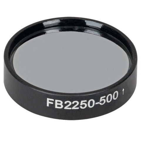 FB2250-500 - Полосовой фильтр, Ø1", центральная длина волны 2.25 мкм, ширина полосы пропускания 0.5 мкм, Thorlabs