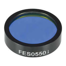 FES0550 - Коротковолновый светофильтр, Ø1", длина волны среза: 550 нм, Thorlabs