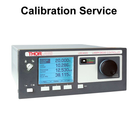 CAL-LDC4 - Услуга калибровки контроллеров высокомощных лазерных диодов серии LDC4000, Thorlabs
