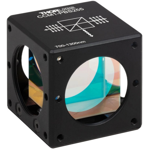 CCM1-PBS255 - Поляризационный светоделительный куб, оправа: 30 мм, рабочий диапазон: 700-1300 нм, крепления: 8-32, Thorlabs
