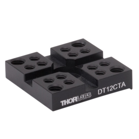 DT12CTA - Панель для крепления элементов на трансляторы серии DT12, резьбовые отверстия: 4-40 и 8-32, Thorlabs