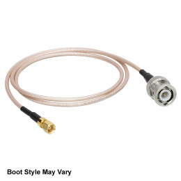 CA2624 - SMC коаксиальный кабель, гнездовой разъем SMC и штекерный разъем BNC, длина: 24" (609 мм), Thorlabs