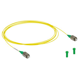P3-630Y-FC-2 - Соединительный оптоволоконный кабель, одномодовое оптоволокно, 2 м, защитная оболочка: Ø900 мкм, рабочий диапазон: 633 - 780 нм, FC/APC разъем, Thorlabs