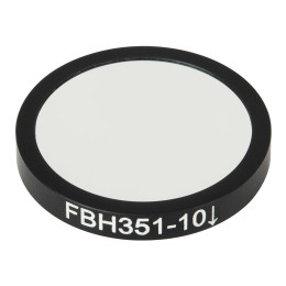 FBH351-10 - Полосовой фильтр, Ø25 мм, центральная длина волны 351 нм, ширина полосы пропускания 10 нм, Thorlabs