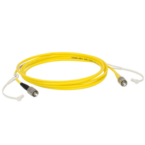 P1-460AR-2 - Соединительный оптоволоконный кабель, одномодовое оптоволокно, 2 м, диапазон рабочих длин волн: 488 - 633 нм, FC/PC (с просветляющим покрытием) и FC/PC (без покрытия) разъем, Thorlabs
