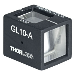 GL10-A - Поляризационная призма Глана для лазерного излучения высокой мощности, апертура: Ø10 мм, в оправе, просветляющее покрытие: 350-700 нм, Thorlabs