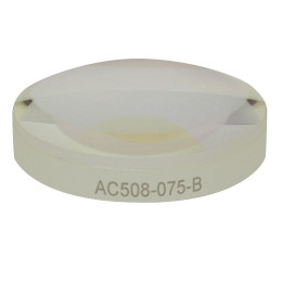 AC508-075-B - Ахроматический дублет, фокусное расстояние: 75.0 мм, Ø2", просветляющее покрытие: 650 - 1050 нм, Thorlabs