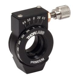 PRM05/M - Держатель с возможностью прецизионного вращения, для оптических элементов Ø1/2" (Ø12.5 мм), метрическая резьба, Thorlabs