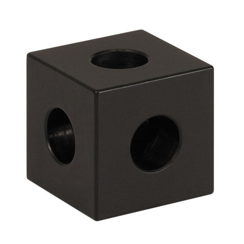 RM1G - Металлический куб с 3 раззенкованными отверстиями 1/4" (M6) для крепления стержней диаметром 1", Thorlabs
