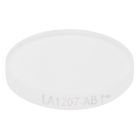LA1207-AB - Плоско-выпуклая линза, материал: N-BK7, диаметр Ø1/2", f = 100 мм, просветляющее покрытие: 400-1100 нм, Thorlabs