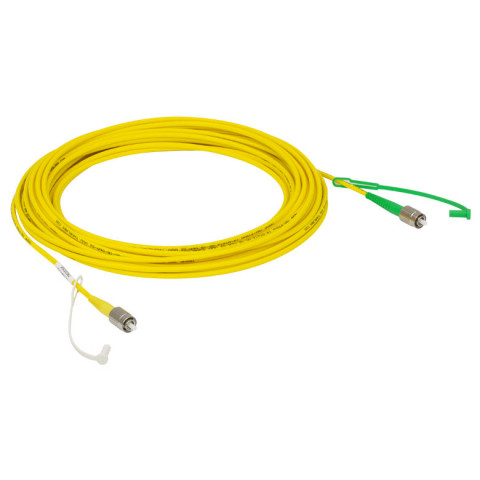 P5-780A-FC-10 - Соединительный оптоволоконный кабель, одномодовое оптоволокно, 10 м, диапазон рабочих длин волн: 780 - 970 нм, FC/PC и FC/APC разъем, Thorlabs