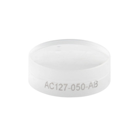 AC127-050-AB - Ахроматический дублет, фокусное расстояние: 50.0 мм, Ø1/2", просветляющее покрытие: 400 - 1100 нм, Thorlabs