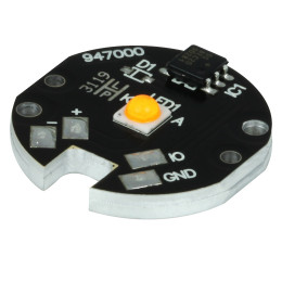M595D3 - Светодиод на печатной плате с металлической основой, длина волны: 595 нм, макс. ток: 1500 мА, мин. мощность: 820 мВт, Thorlabs