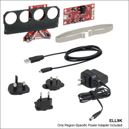 ELL9K - Набор с моторизированным держателем фильтров: четырехпозиционный держатель, интерфейсная плата, кабели, Thorlabs