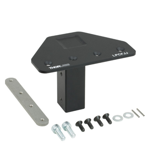 LPCFJJ - Набор комплектующих для соединения направляющих со стойкой системы для светонепроницаемых штор, устанавливаемой на пол, Thorlabs
