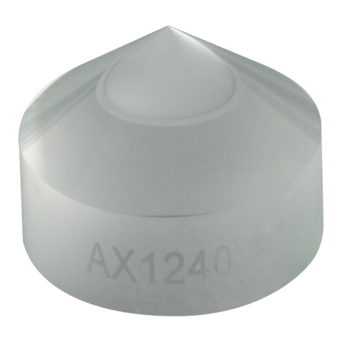 AX1240 -  Аксикон, угол при основании: 40.0°, UVFS без покрытия, диаметр: Ø12.7 мм (Ø1/2"), Thorlabs