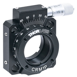 CRM1P - Держатель оптики Ø1" с возможностью поворота элементов, точное позиционирование, для каркасных систем: 30 мм, крепления: 8-32, Thorlabs