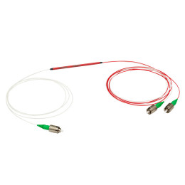 WD9860AA - Мультиплексор с разделением по длине волны для сигналов с длинами волн: 980 нм / 1060 нм, тип волокна: HI1060, FC/APC разъемы, Thorlabs