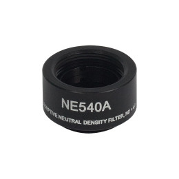 NE540A - Абсорбционный нейтральный светофильтр, Ø1/2", резьба на оправе: SM05, оптическая плотность: 4.0, Thorlabs