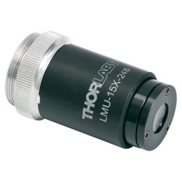 LMU-15X-248 - Фокусирующий объектив MicroSpot, 15X, просветляющее покрытие: 240 - 260 нм, NA=0.32, Thorlabs