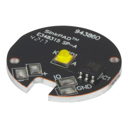 MCWHD5 - Светодиод на печатной плате с металлической основой, холодный белый свет (6500 К), ток: 1300 мА, мин. мощность: 930 мВт, Thorlabs