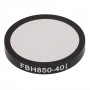 FBH850-40 - Полосовой фильтр, Ø25 мм, центральная длина волны 850 нм, ширина полосы пропускания 40 нм, Thorlabs