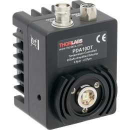 PDA10DT - InGaAs детектор с термоэлектрическим охлаждением, рабочий спектральный диапазон: 0.9 - 2.57 мкм, усилитель постоянного тока, активная область: Ø1 мм, источник питания: 100 - 120 В, Thorlabs