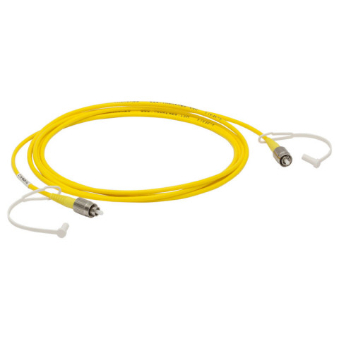 P1-460B-FC-2 - Соединительный оптоволоконный кабель, одномодовое оптоволокно, 2 м, диапазон рабочих длин волн: 488 - 633 нм, FC/PC разъем, Thorlabs
