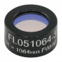 FL051064-3 - Фильтр для работы с Nd:YAG лазером, Ø1/2", центральная длина волны 1064 ± 0.6 нм, ширина полосы пропускания 3 ± 0.6 нм, Thorlabs