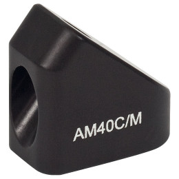AM40C/M - Блок для крепления элементов на стержнях под углом 40°, крепление элементов: раззенкованное отверстие M4, крепление на стержнях: M4, Thorlabs