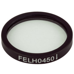 FELH0450 - Длинноволновый светофильтр, Ø25.0 мм, длина волны среза: 450 нм, Thorlabs