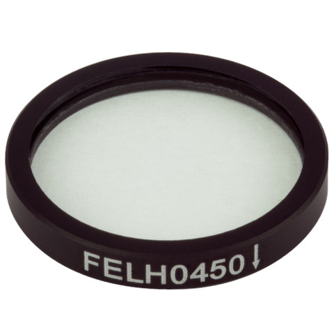 FELH0450 - Длинноволновый светофильтр, Ø25.0 мм, длина волны среза: 450 нм, Thorlabs