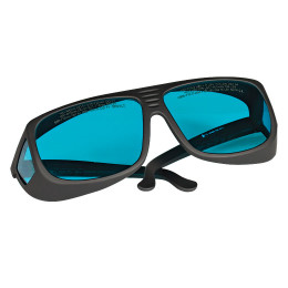 LG7 - Лазерные защитные очки, сине-зеленые линзы, пропускание видимого излучения 35%, можно носить поверх мед. очков, Thorlabs