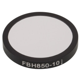 FBH850-10 - Полосовой фильтр, Ø25 мм, центральная длина волны 850 нм, ширина полосы пропускания 10 нм, Thorlabs