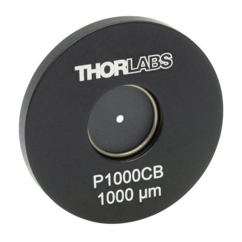 P1000CB - Точечная диафрагма в оправе Ø1", диаметр отверстия: 1000 ± 10 мкм, материал: позолоченная медь, Thorlabs