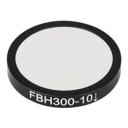FBH300-10 - Полосовой фильтр, Ø25 мм, центральная длина волны 300 нм, ширина полосы пропускания 10 нм, Thorlabs