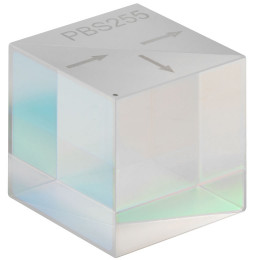 PBS255 - Поляризационный светоделительный куб, сторона куба: 1", рабочий диапазон: 700 - 1300 нм, Thorlabs